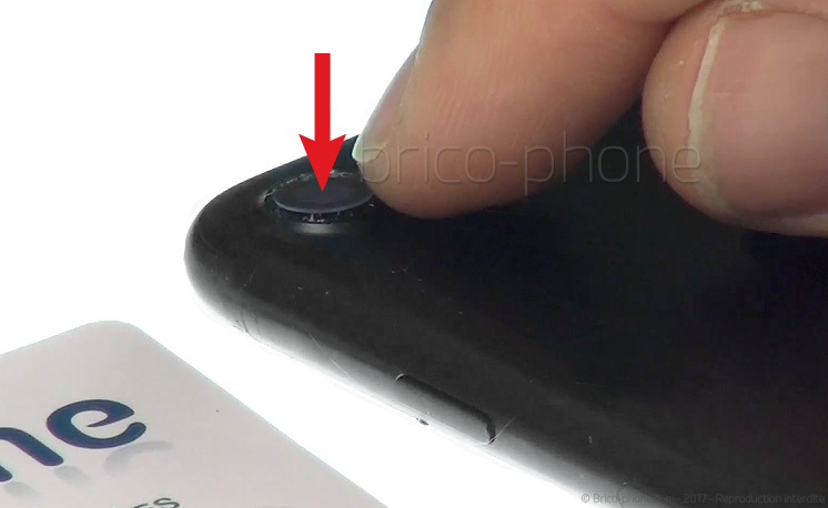 Changement de lentille de protection d'appareil photo sur iPhone 6S photo 2