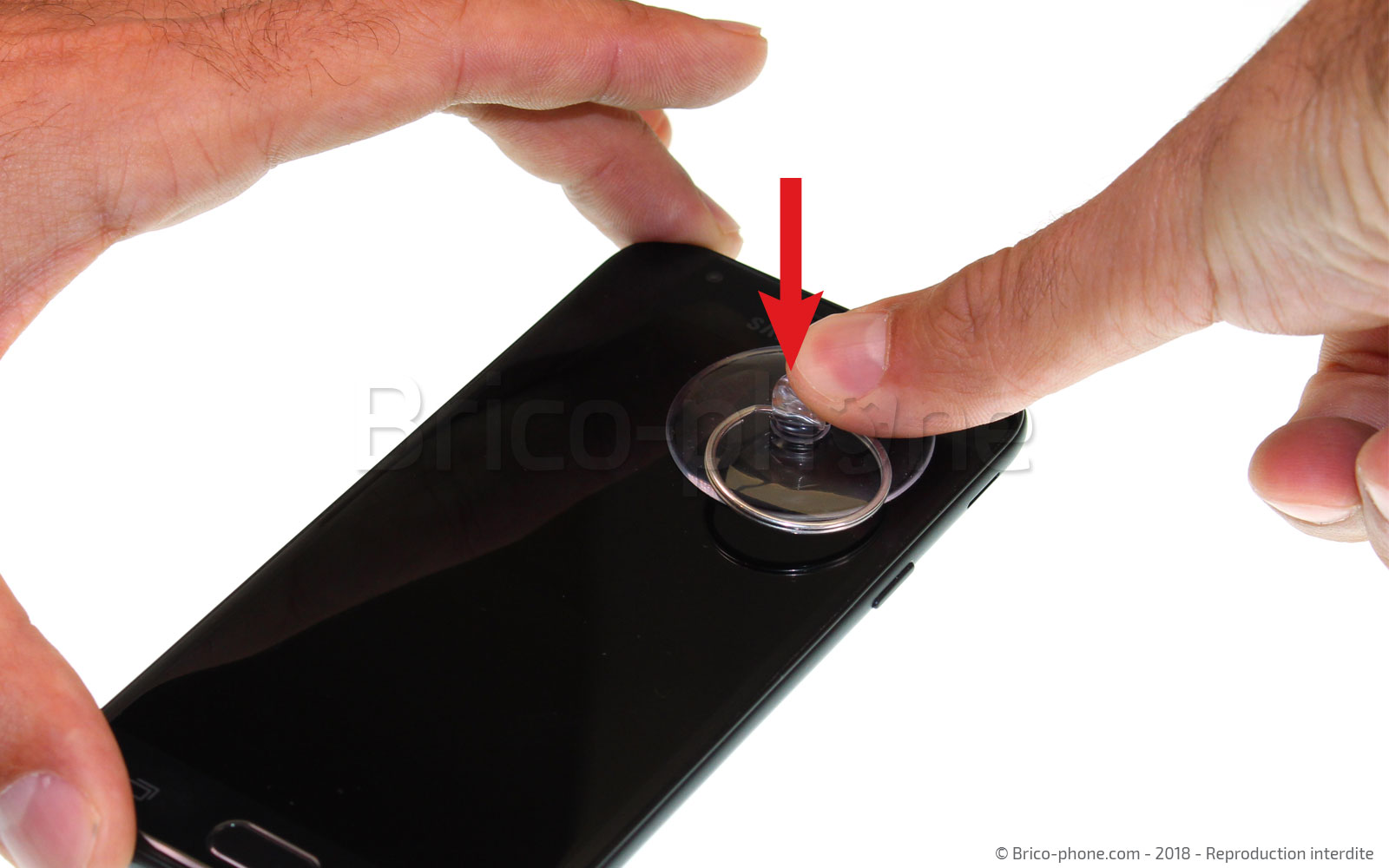 Changement d'écran (vitre+LCD) sur Galaxy J3 2017 photo 1