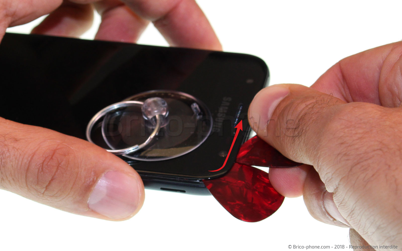 Changement d'écran (vitre+LCD) sur Galaxy J3 2017 photo 2