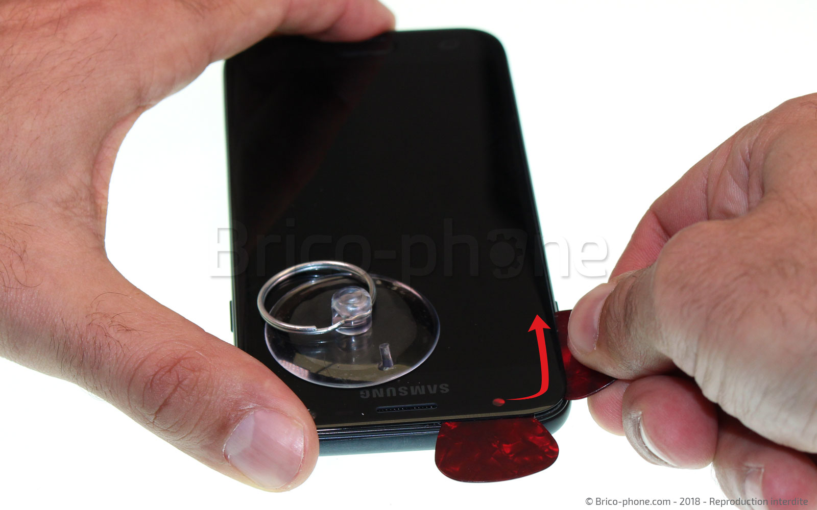 Changement d'écran (vitre+LCD) sur Galaxy J3 2017 photo 3