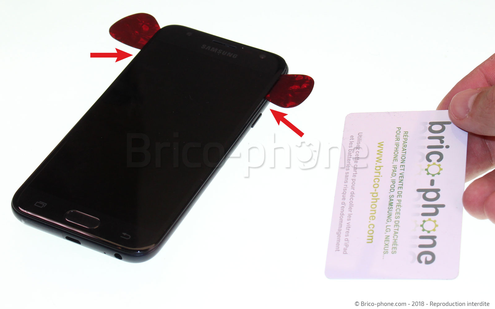 Changement d'écran (vitre+LCD) sur Galaxy J3 2017 photo 4