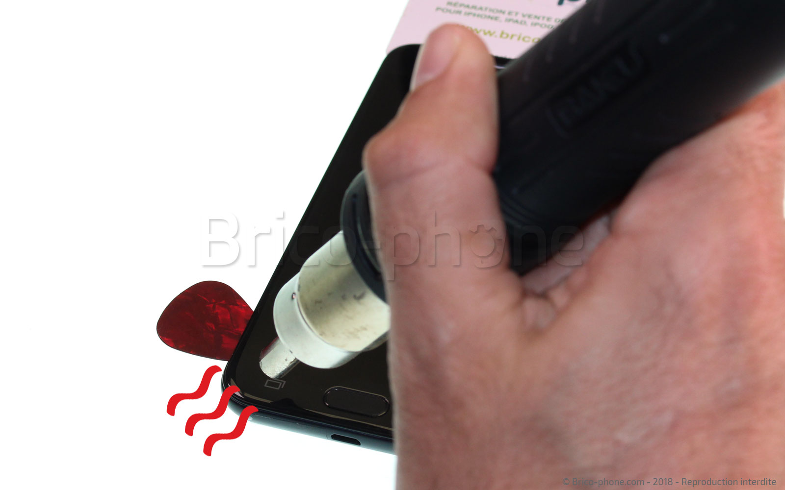 Changement d'écran (vitre+LCD) sur Galaxy J3 2017 photo 2