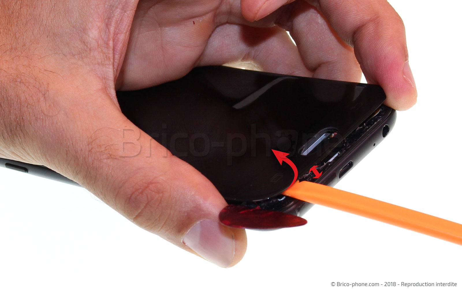 Changement d'écran (vitre+LCD) sur Galaxy J3 2017 photo 1