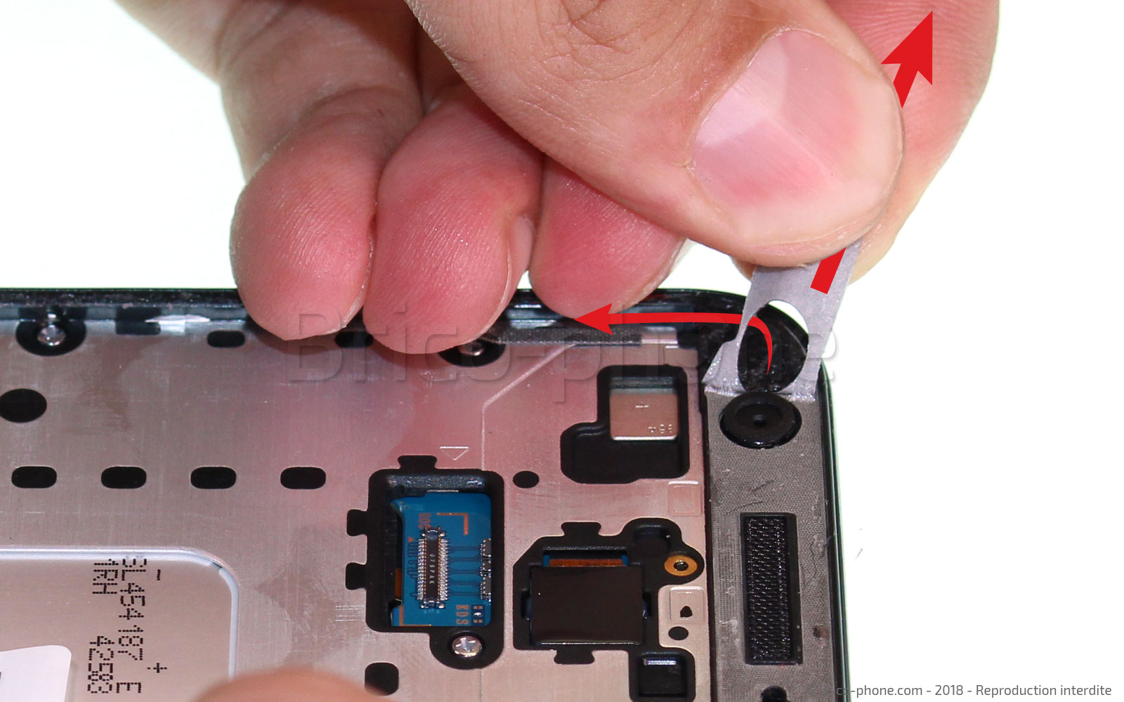 Changement d'écran (vitre+LCD) sur Galaxy J3 2017 photo 2