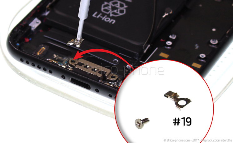 Changement du connecteur de charge sur iPhone 7 photo 2