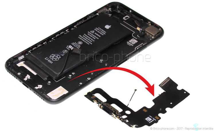 Changement du connecteur de charge sur iPhone 7 photo 4