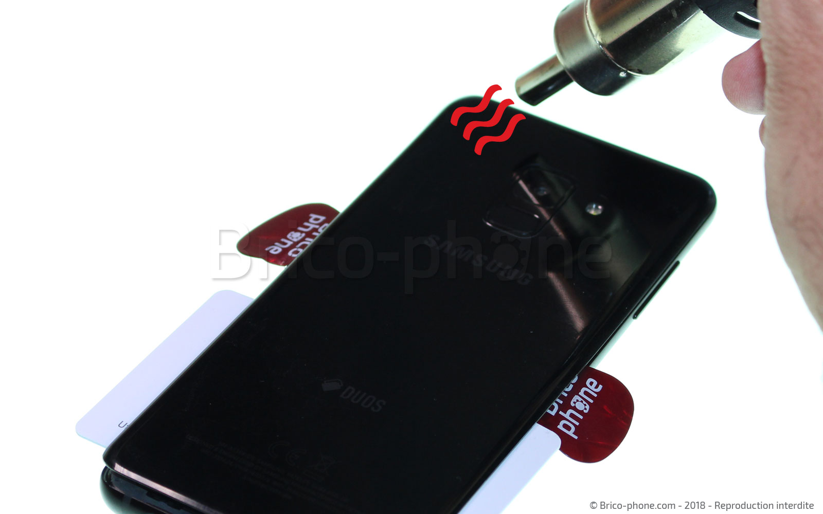 Changement de batterie sur Galaxy A8 2018 photo 4