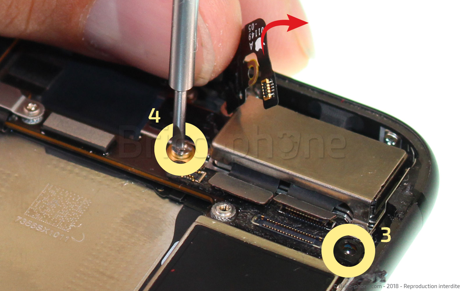 Changement de nappe induction sur iPhone 8 Plus photo 1