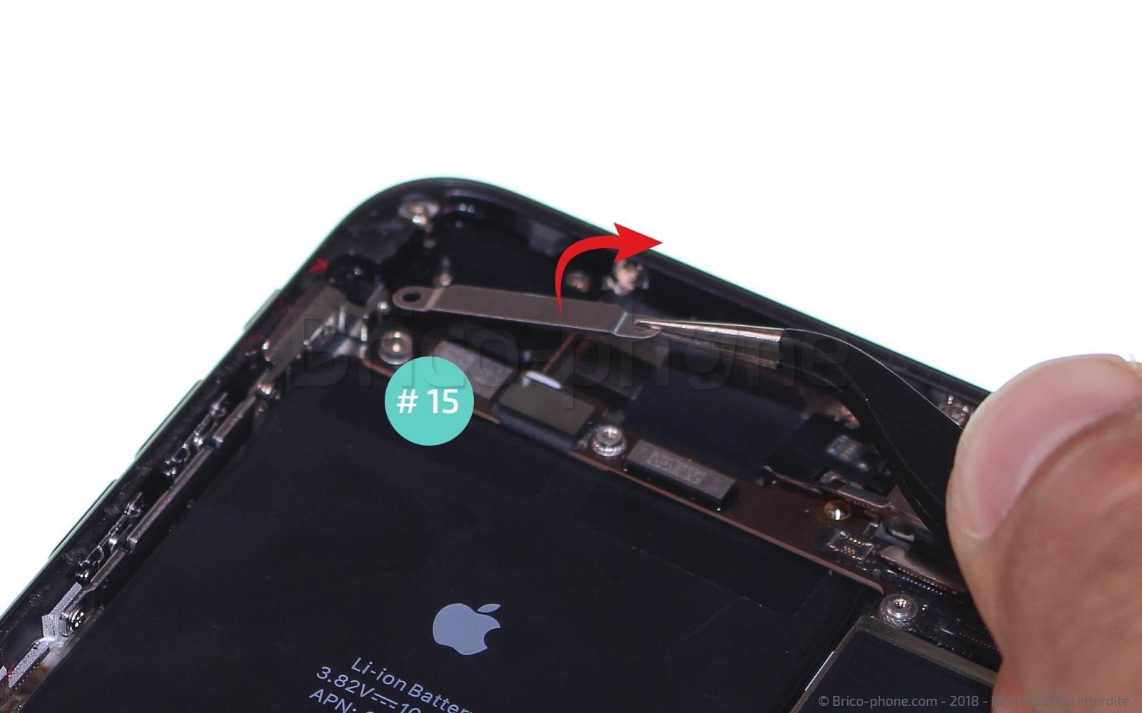 Changement du connecteur de charge sur iPhone 8 Plus photo 2