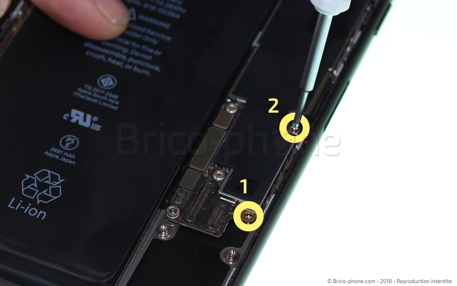 Changement du connecteur de charge sur iPhone 8 Plus photo 1