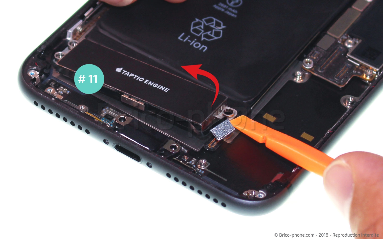 Changement du connecteur de charge sur iPhone 8 Plus photo 3