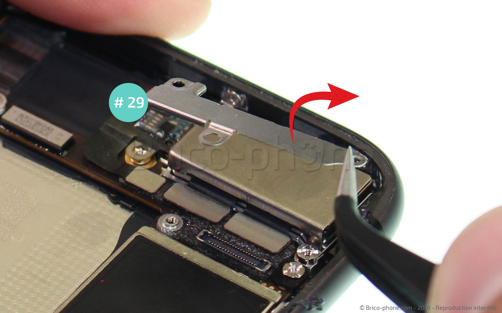 Changement du connecteur de charge sur iPhone 8 Plus photo 2