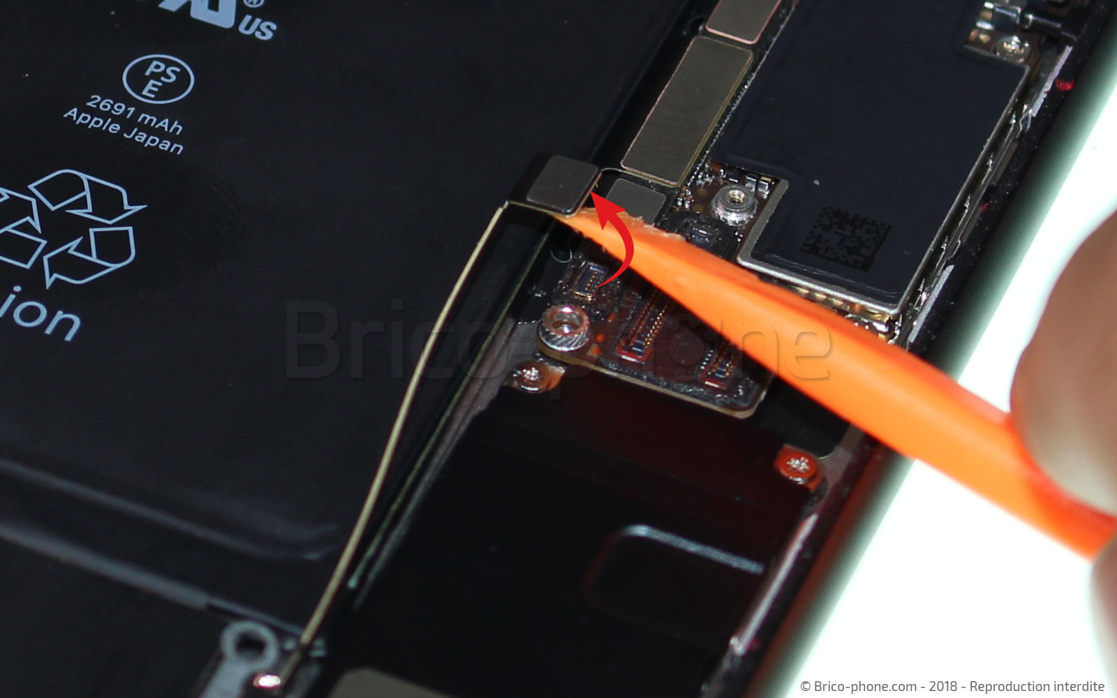 Changement de nappe power et volume sur iPhone 8 Plus photo 1