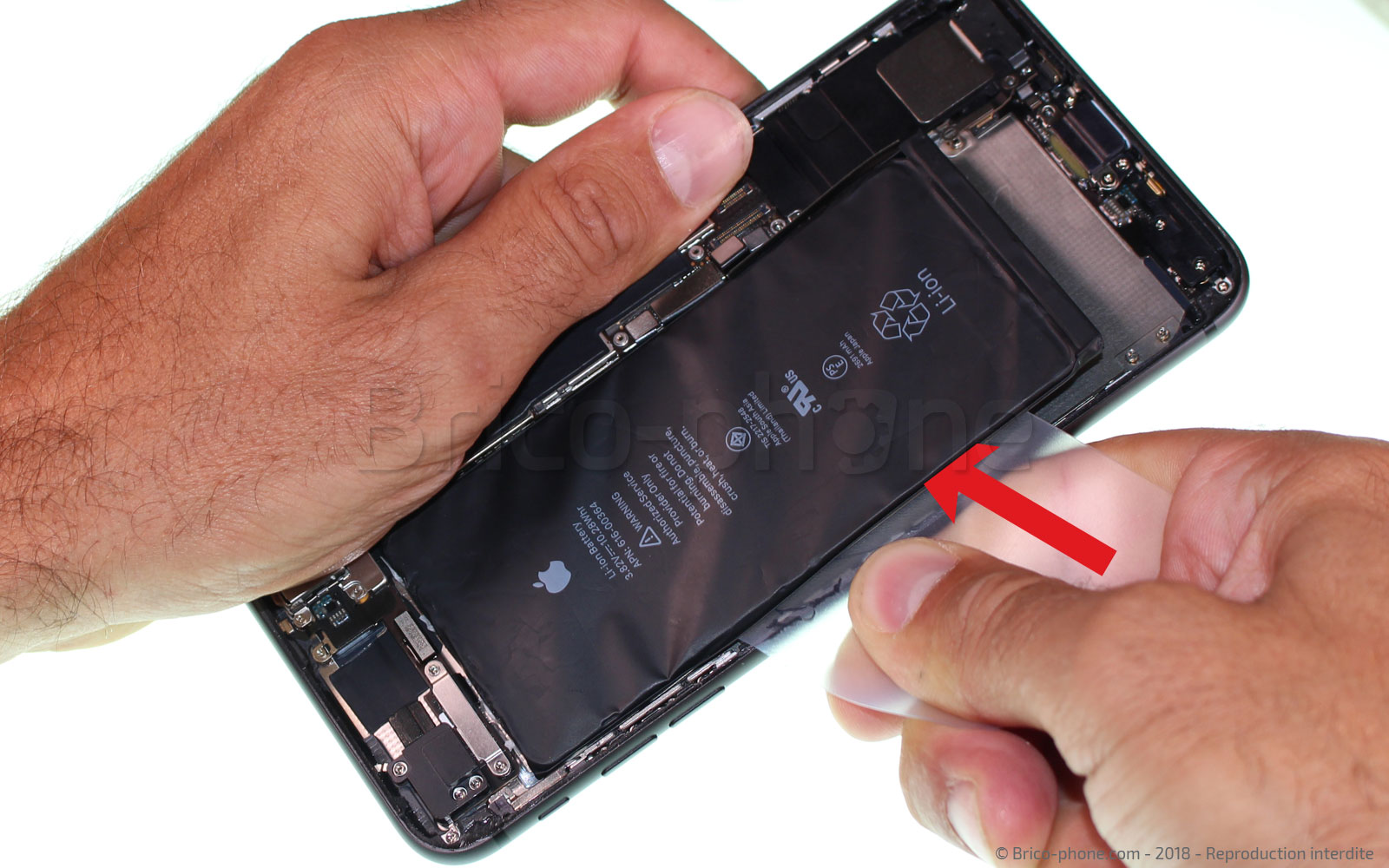 Changement de nappe power et volume sur iPhone 8 Plus photo 3