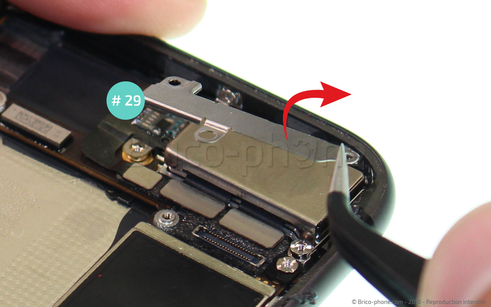 Changement de nappe power et volume sur iPhone 8 Plus photo 2