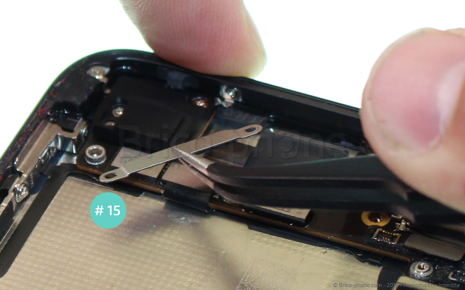 Changement de nappe power et volume sur iPhone 8 Plus photo 2