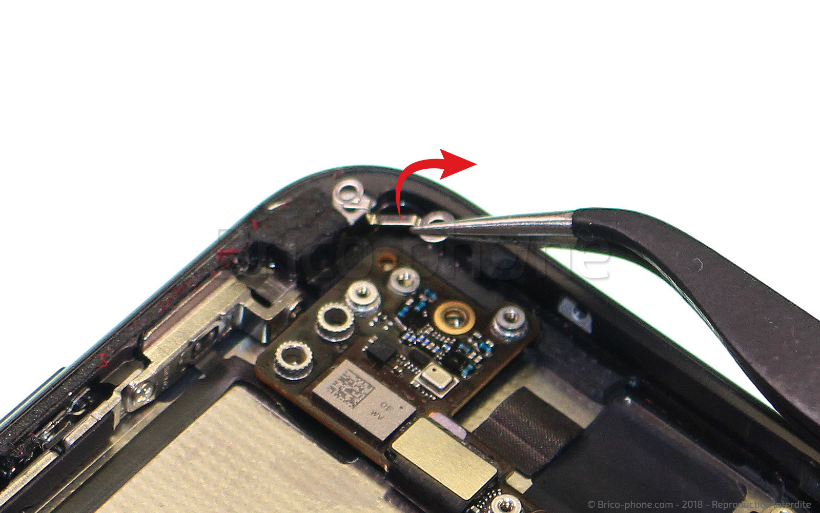 Changement de nappe power et volume sur iPhone 8 Plus photo 4