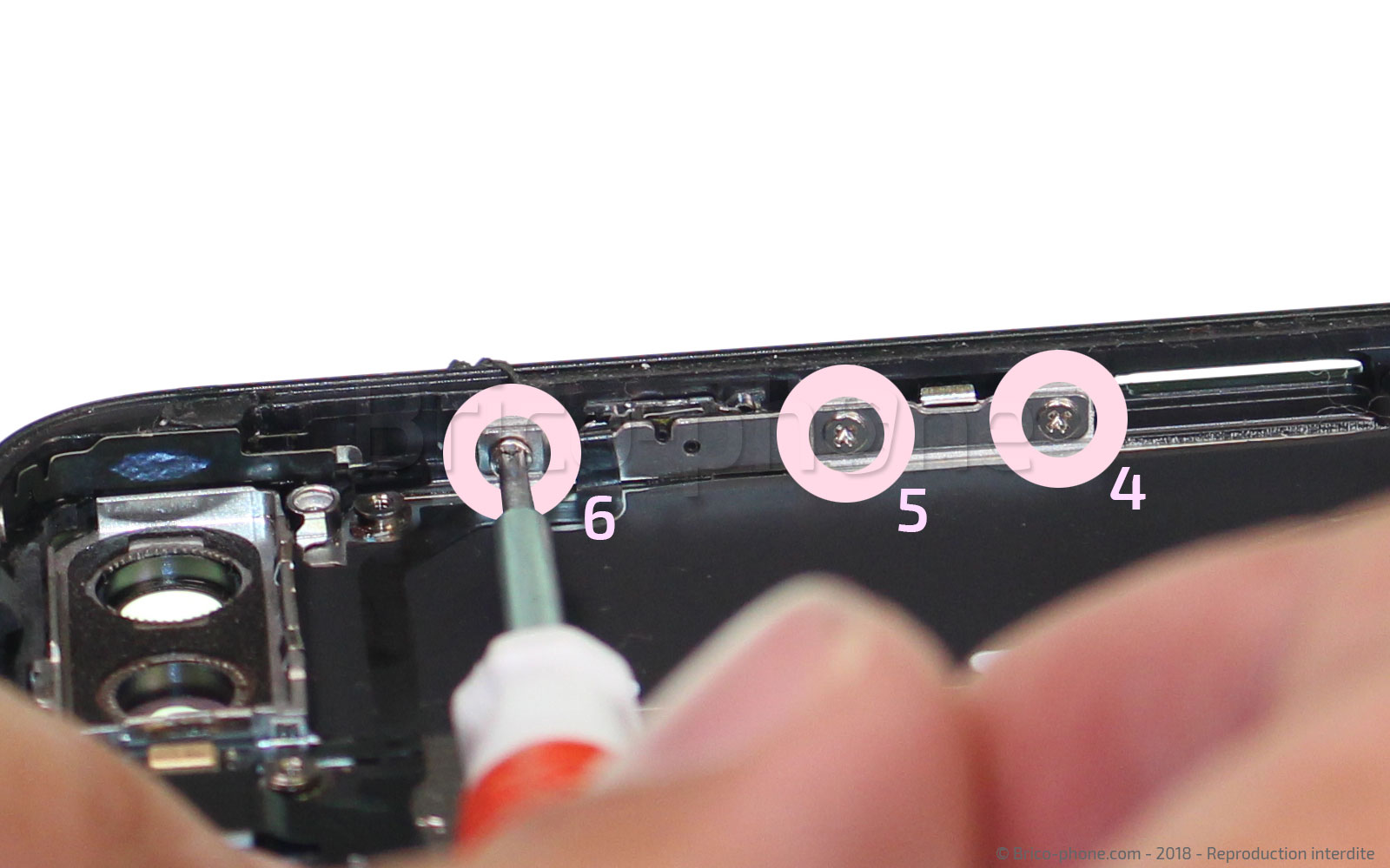 Changement de nappe power et volume sur iPhone 8 Plus photo 2