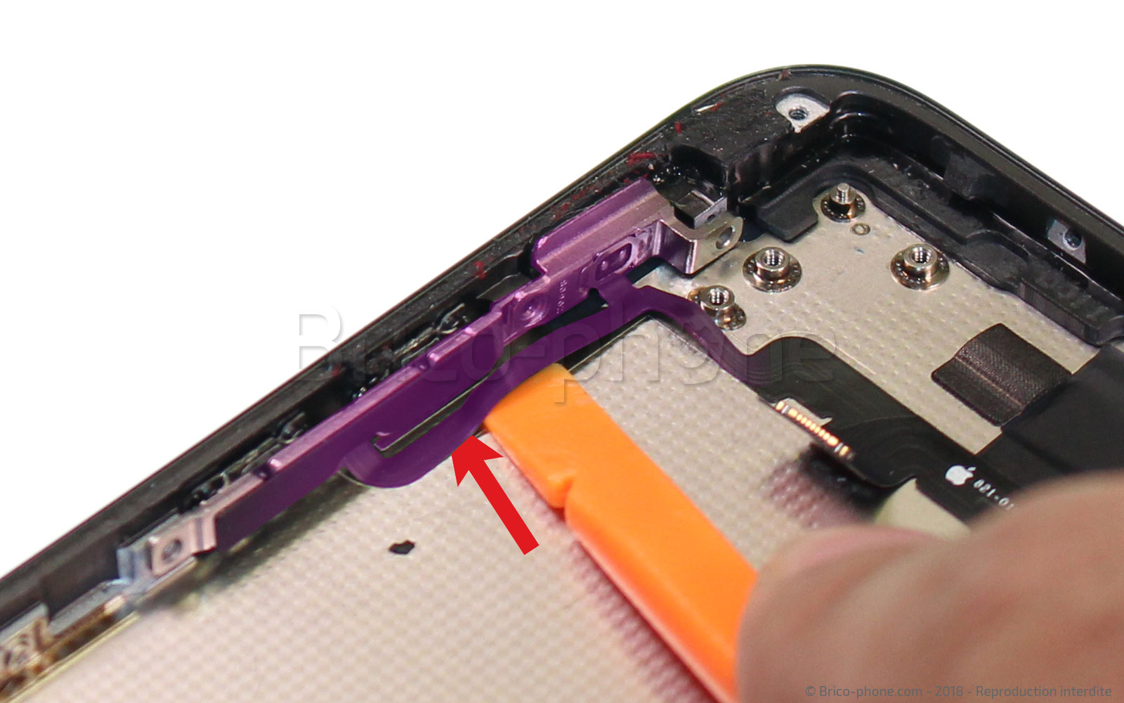 Changement de nappe power et volume sur iPhone 8 Plus photo 1