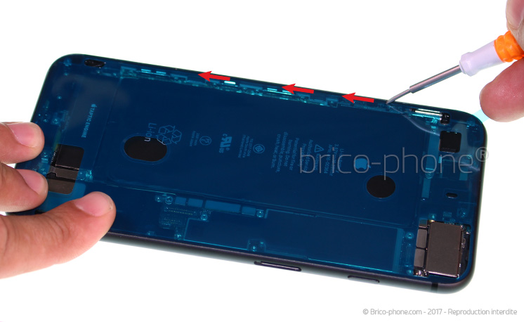 Changement de caméra avant Facetime sur iPhone 8 Plus photo 2