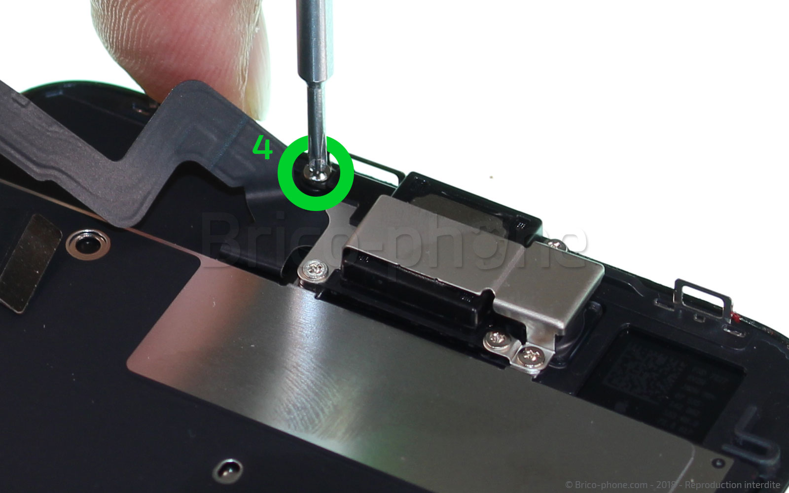 Changement de caméra avant Facetime sur iPhone 8 Plus photo 2