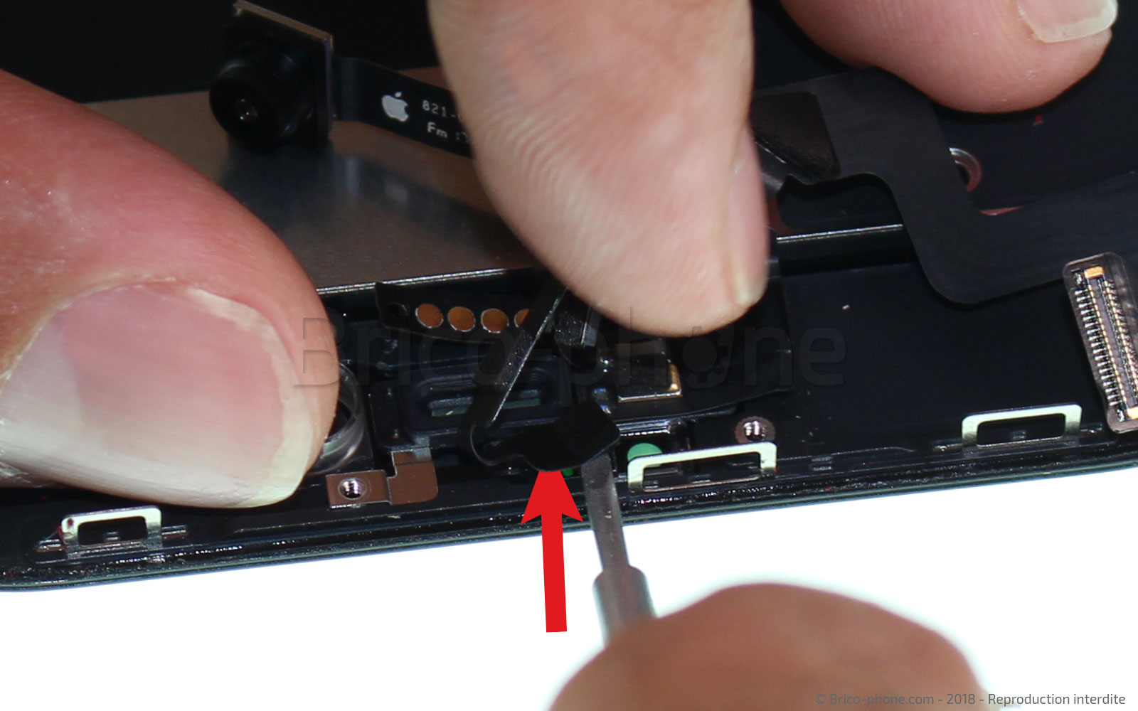 Changement de caméra avant Facetime sur iPhone 8 Plus photo 1