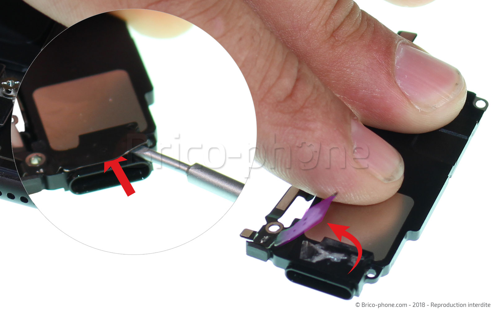 Changement de haut-parleur externe sur iPhone 8 Plus photo 1