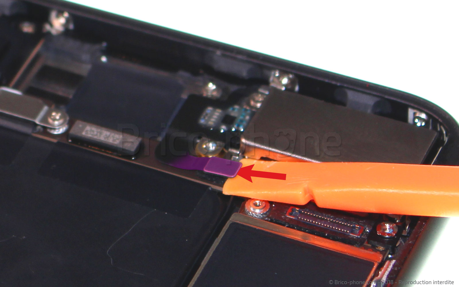 Changement d'antenne WiFi sur iPhone 8 Plus photo 1