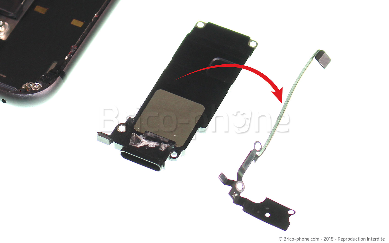 Changement d'antenne GSM sur iPhone 8 Plus photo 2
