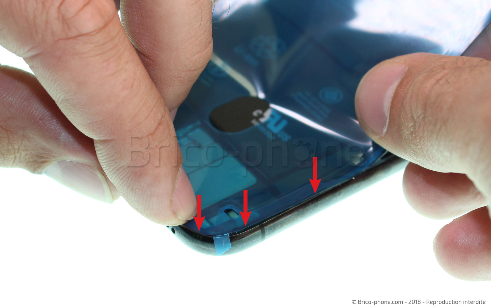 Changement d'écran vitre+OLED complet avec éléments prémontés sur iPhone X photo 1