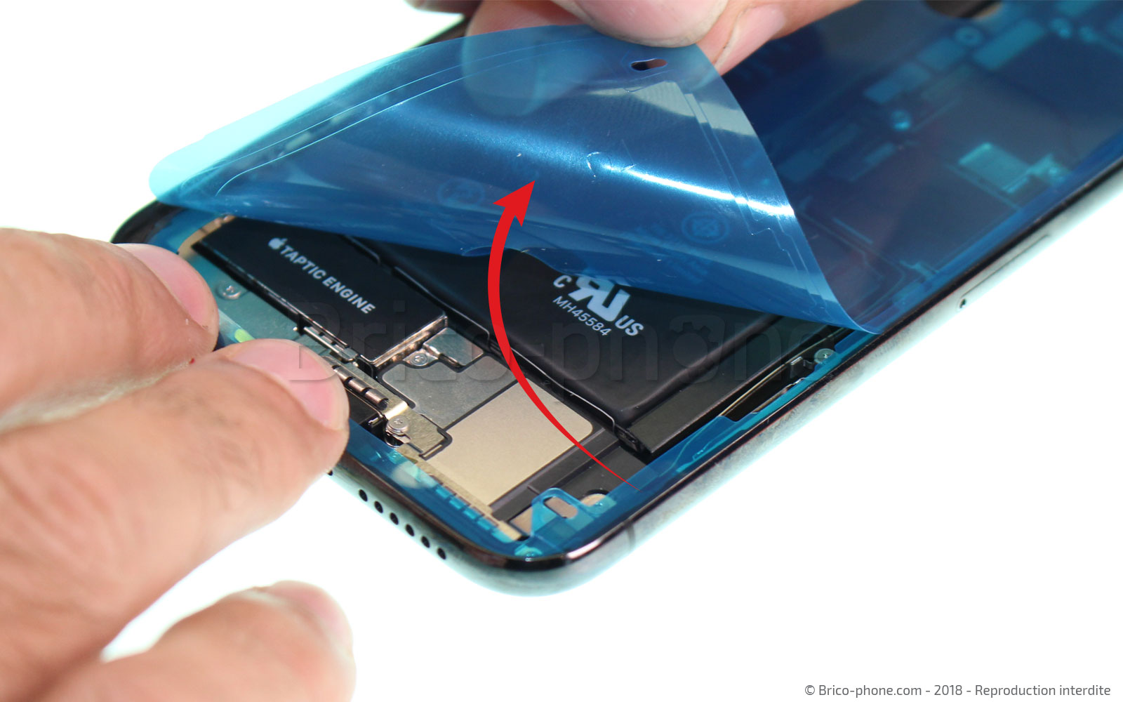 Changement d'écran vitre+OLED complet avec éléments prémontés sur iPhone X photo 2