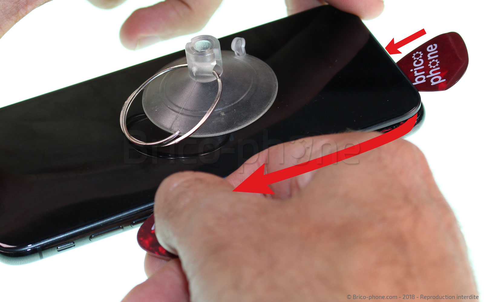 Changement d'écran vitre+OLED complet sans éléments prémontés sur iPhone X photo 2