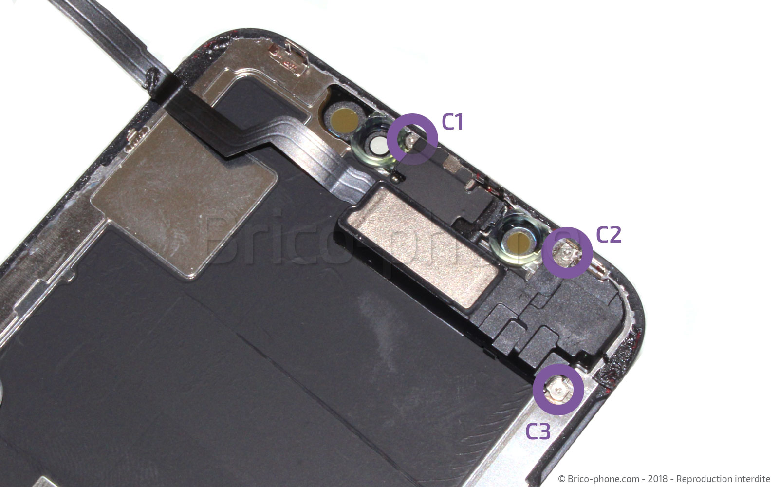 Changement d'écran vitre+OLED complet sans éléments prémontés sur iPhone X photo 1