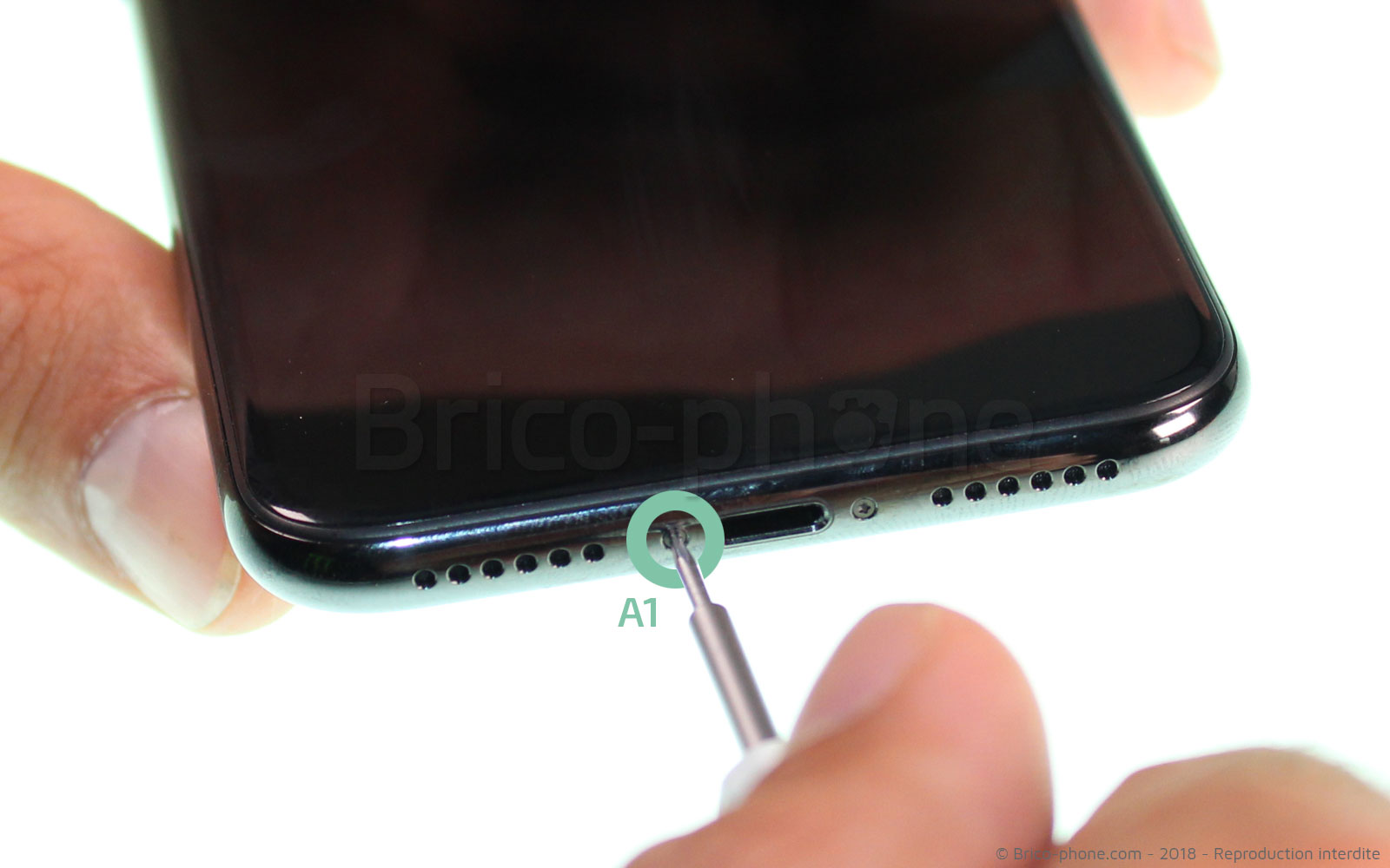 Changement d'écran vitre+OLED complet sans éléments prémontés sur iPhone X photo 1