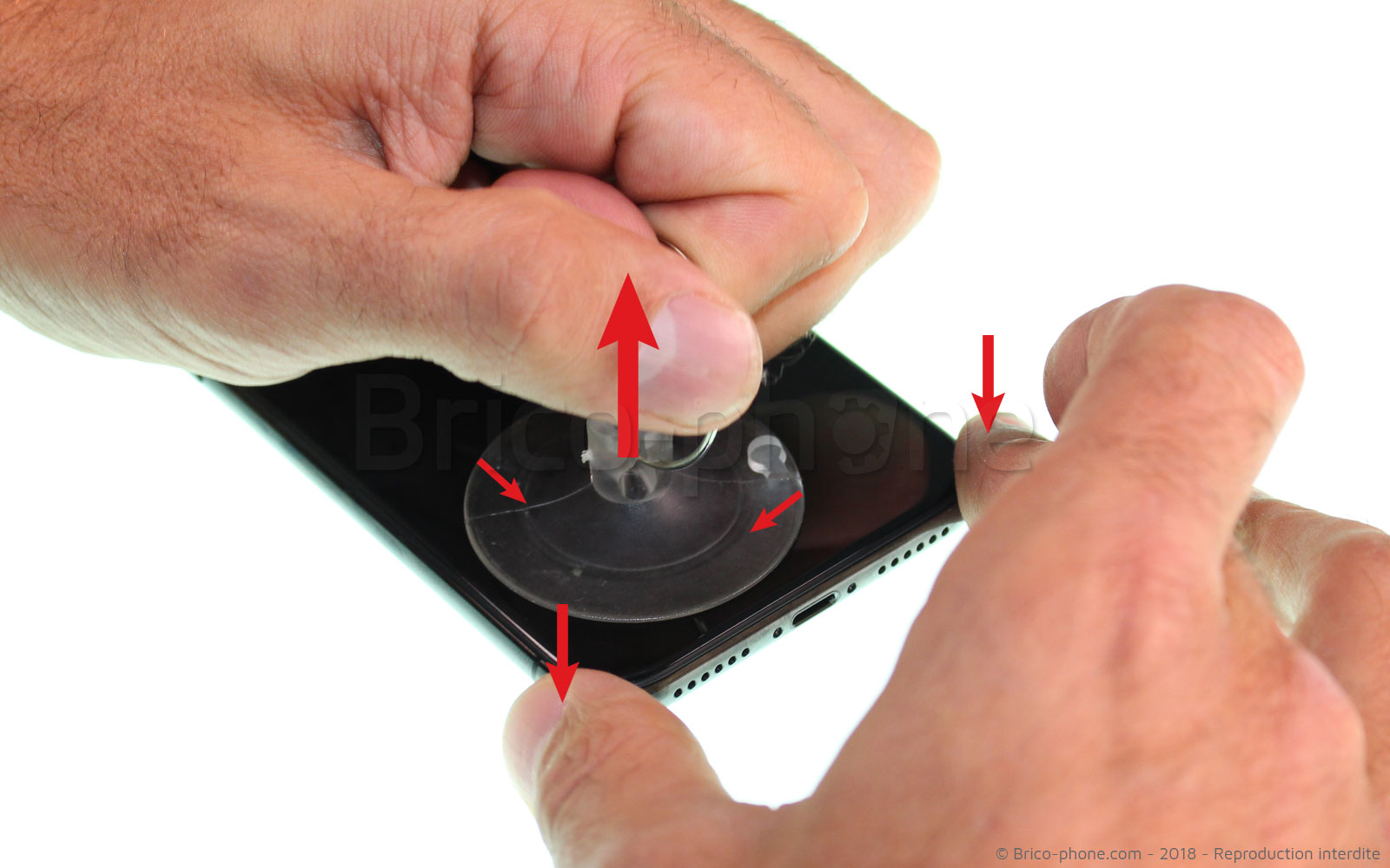 Changement d'écran vitre+OLED complet sans éléments prémontés sur iPhone X photo 2