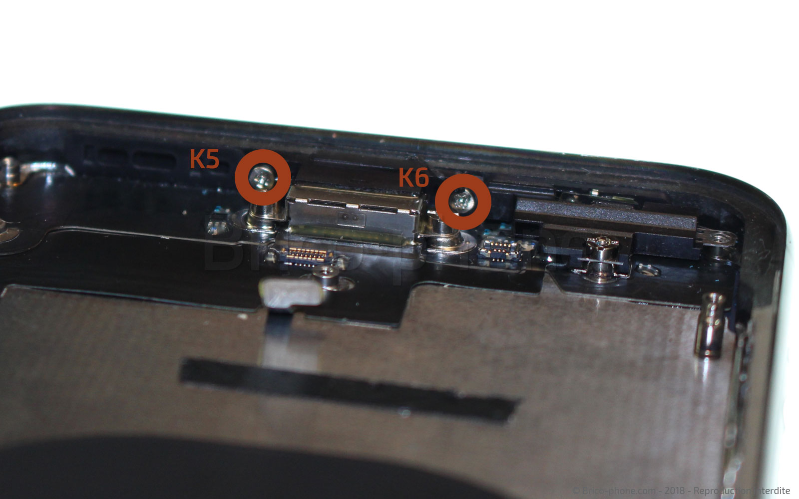 Changement du connecteur de charge sur iPhone X photo 1