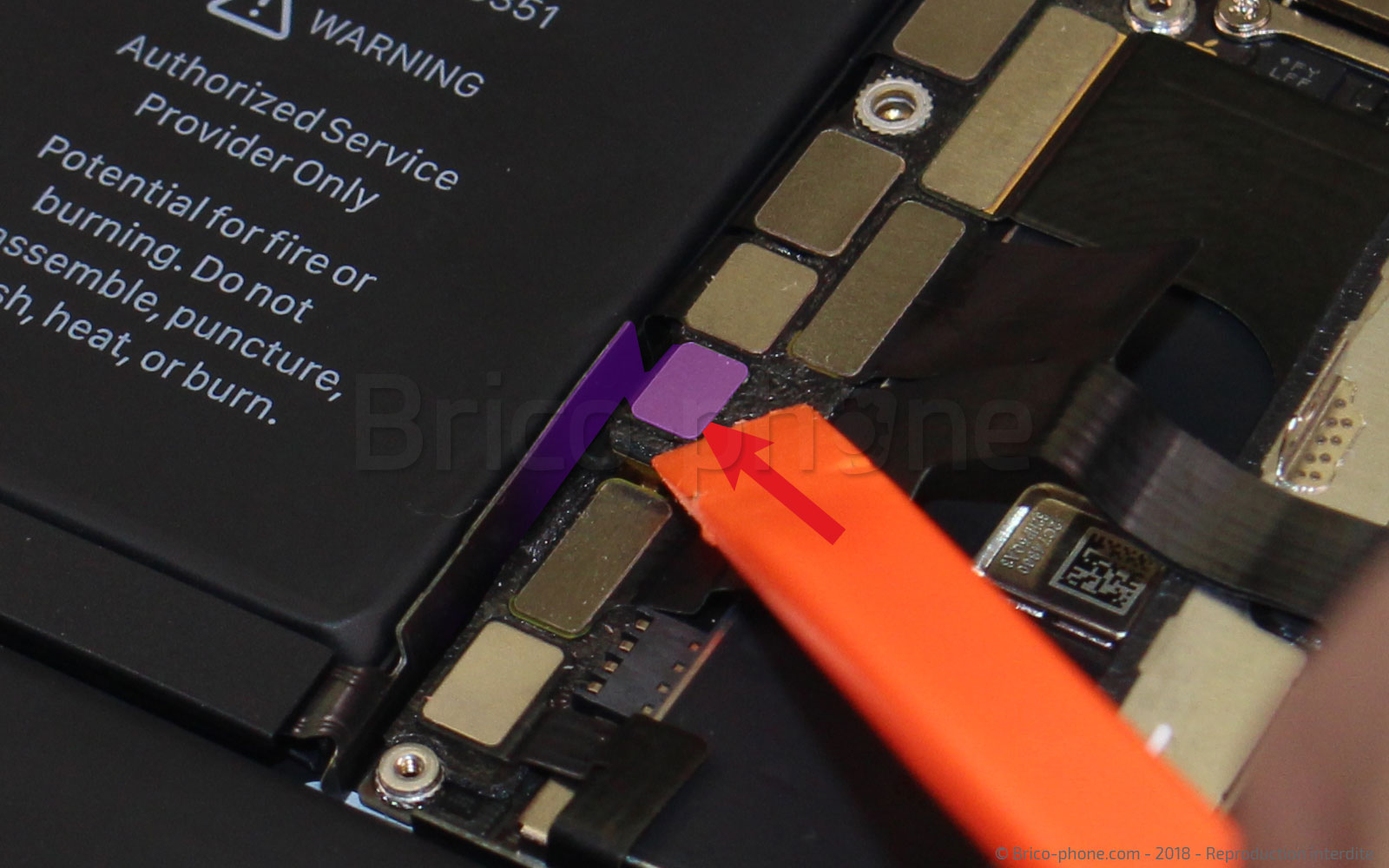 Changement du connecteur de charge sur iPhone X photo 1