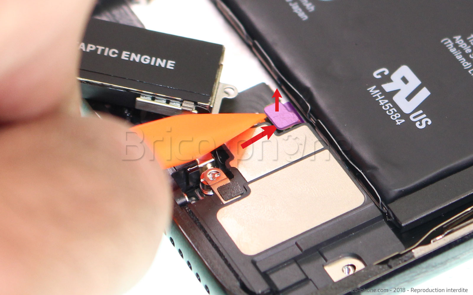 Changement du connecteur de charge sur iPhone X photo 3