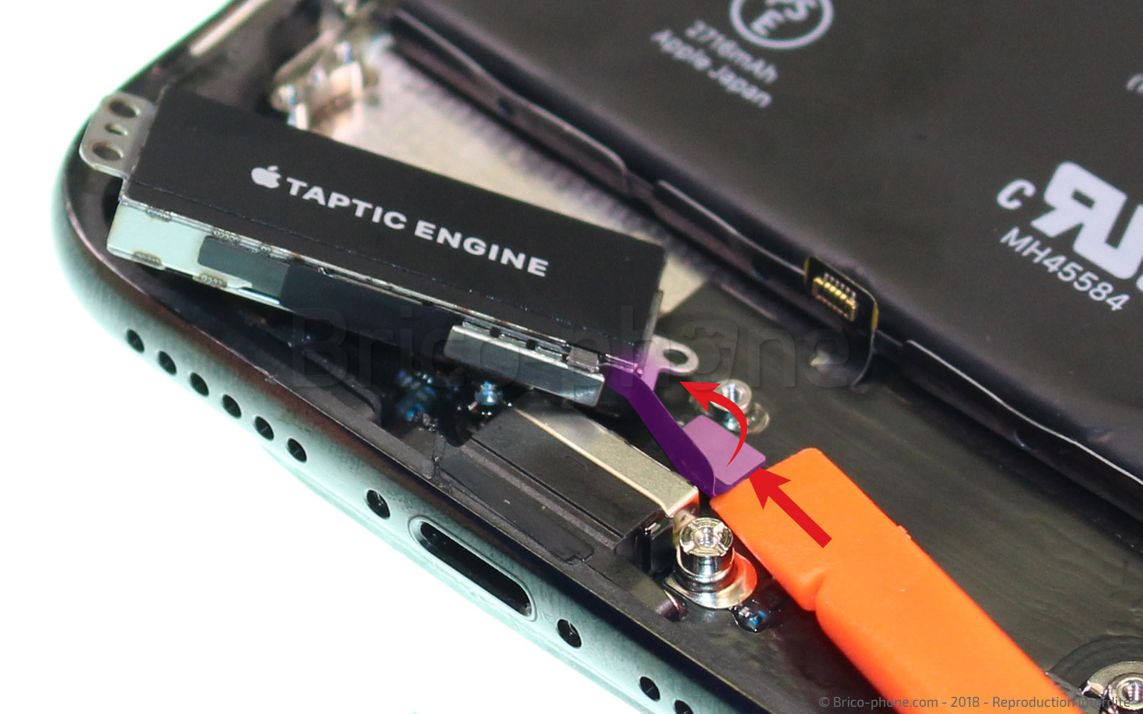 Changement du connecteur de charge sur iPhone X photo 1