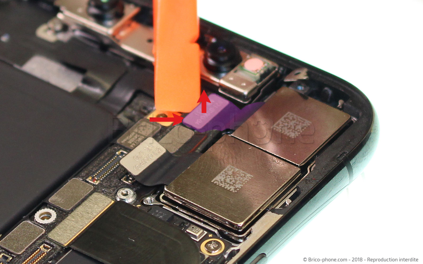 Changement de double caméra arrière sur iPhone X photo 2