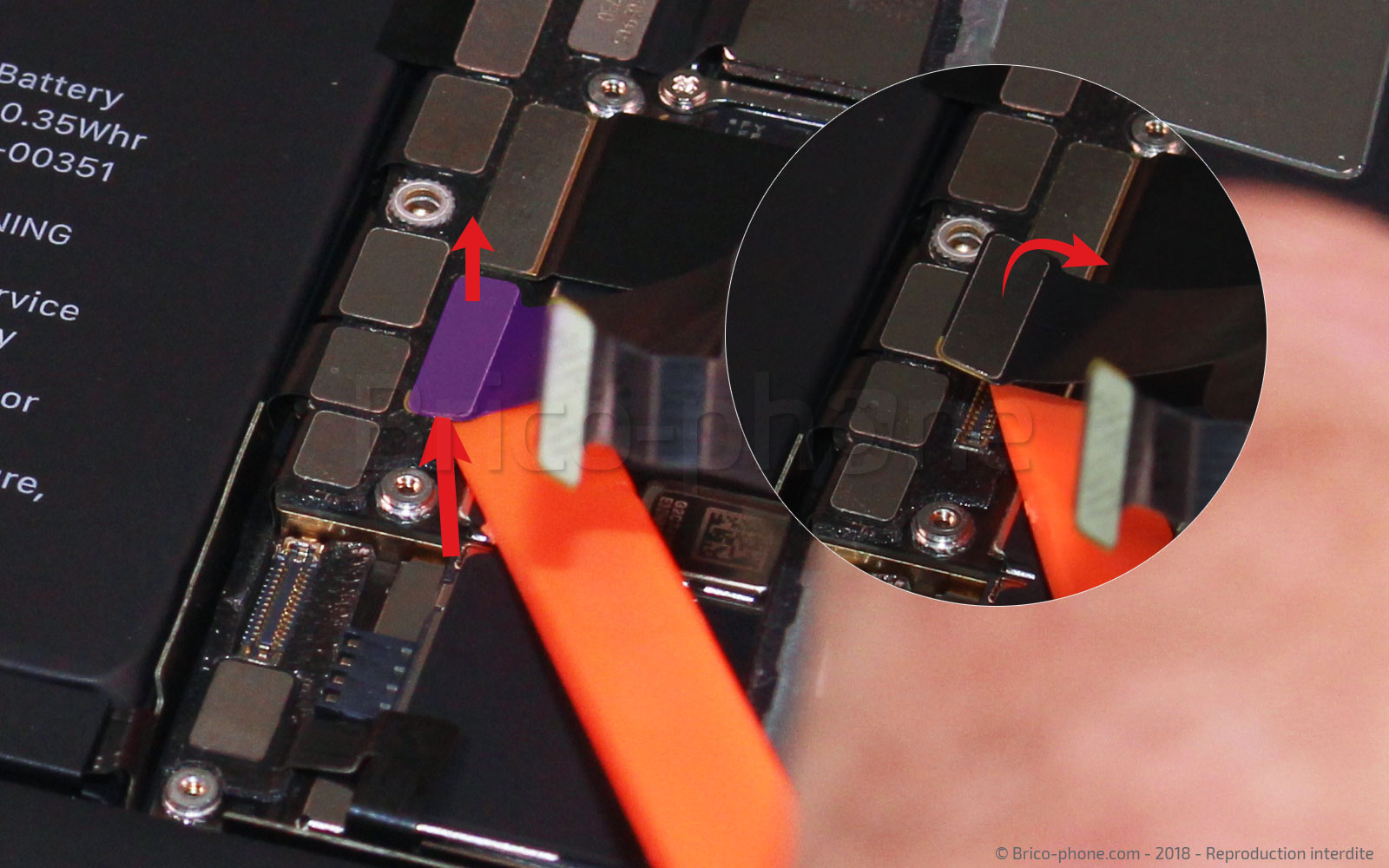 Changement du haut-parleur externe sur iPhone X photo 2