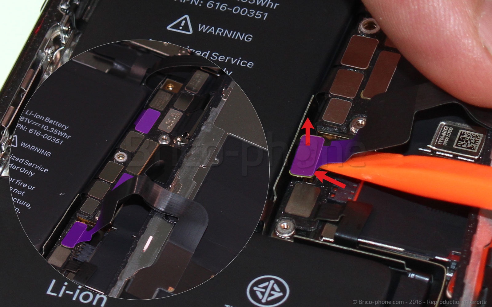 Changement du vibreur Taptic Engine sur iPhone X photo 1