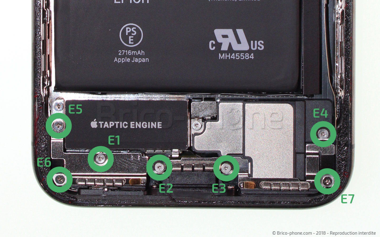 Changement du vibreur Taptic Engine sur iPhone X photo 1