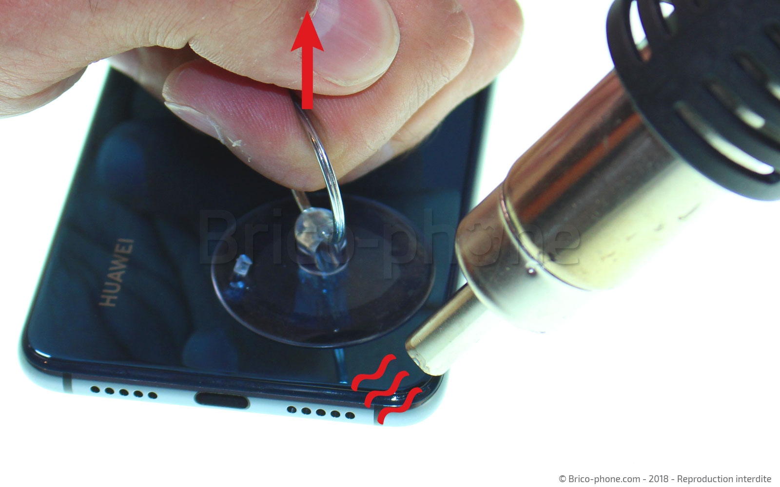 Changement de batterie sur P20 photo 2