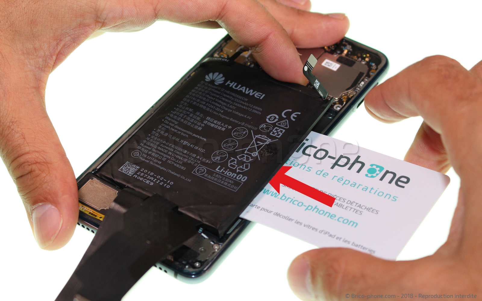 Changement de batterie sur P20 photo 2