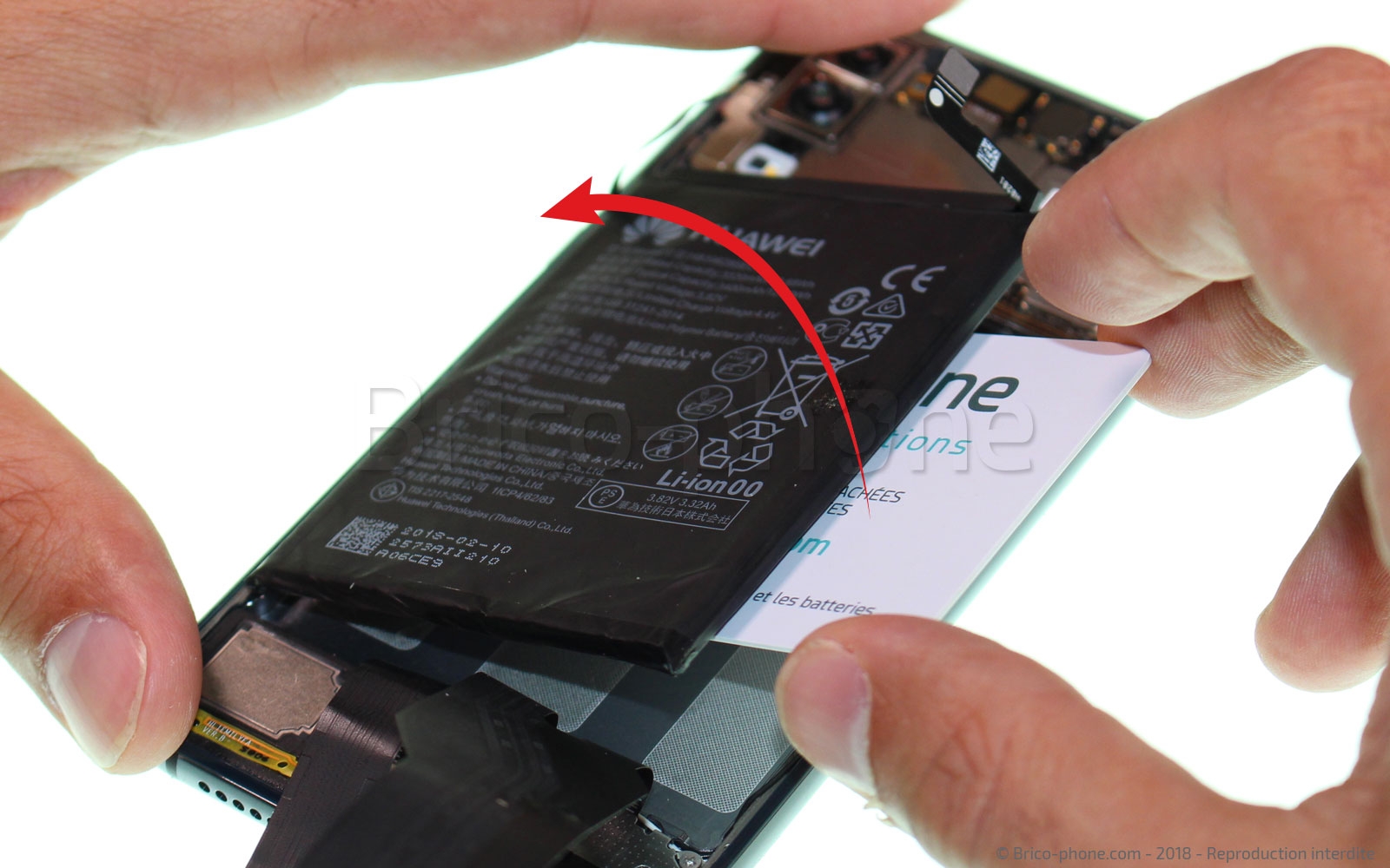 Changement de batterie sur P20 photo 3