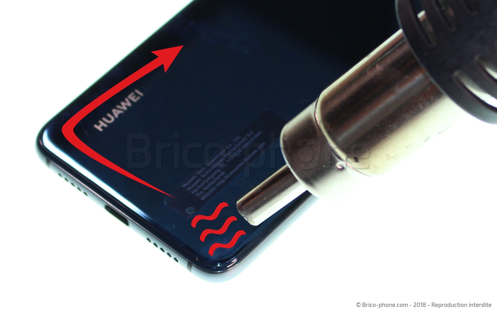 Changement du haut-parleur externe sur P20 photo 3