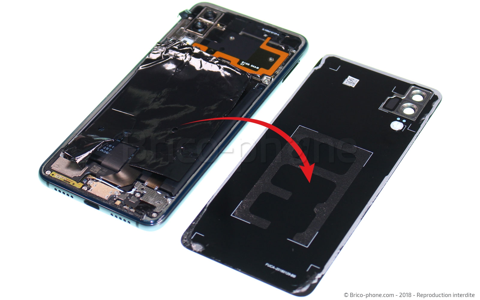 Changement du haut-parleur externe sur P20 photo 4