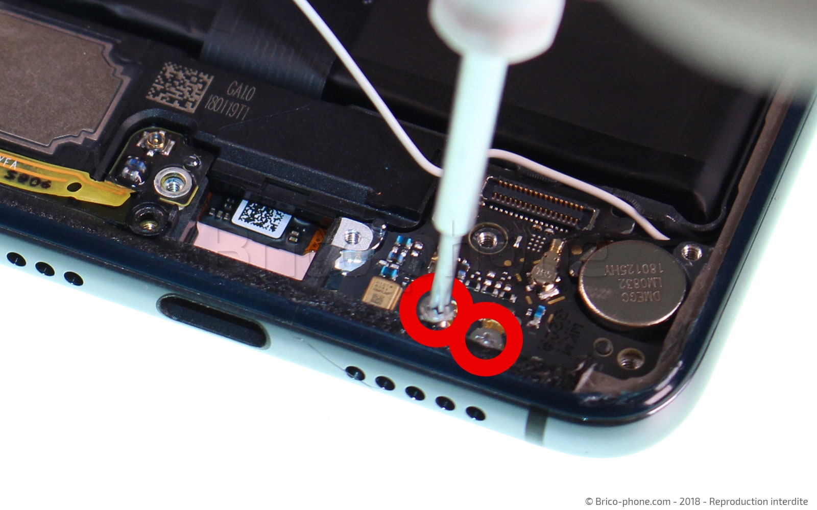 Changement du haut-parleur externe sur P20 photo 1