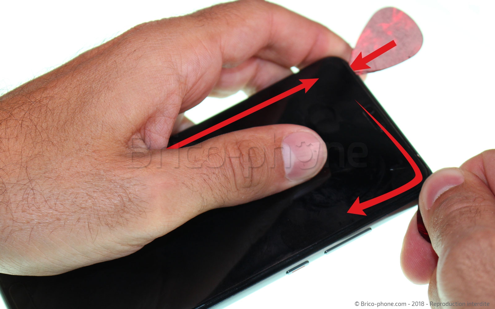 Changement d'écran (vitre+LCD) sur P20 photo 4